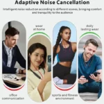 EroreX BT E20 ENC Wireless Neckband Earphones – Noise Cancellation, Bluetooth 5.3, Magnetic Design & Long Battery Life thumbnail 4