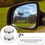 Car Blind-Spot Side Mirror Silver Frame - (2 Pc / Set) thumbnail 3