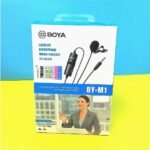 Boya BY M1 Professional Lavalier Lapel Microphone 3.5mm Clip On Mic For Android Smartphone DSLR Camera PC Audio Video Recording thumbnail 5
