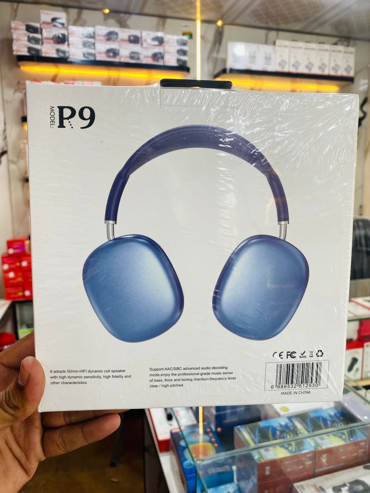 P9 Wireless Bluetooth Headphones – Fidelity Stereo Sound with Foldable Design, Soft Cushion Comfort, and Multi-Mode Playback ( Mix Color) - Image 5