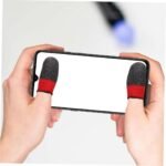 Double Color Gaming Thumb Sleeves Pair – Anti-Sweat Touch Control Finger Gloves for Mobile Gamers thumbnail 1