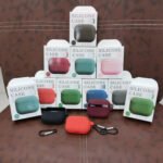 Silicone Breathable Braided Case Cover – Soft TPU Protective Charging Case (Random Color) thumbnail 5