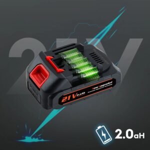 Universal 21V Lithium-Ion Battery Pack for Cordless Power Tools | Rechargeable High-Capacity Battery