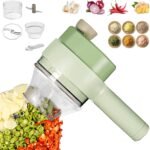 Electric Handheld Vegetable Cutter Slicer Multifunctional Food Chopper Compact Durable And Easy To Use Kitchen Tool thumbnail 4