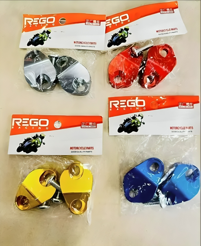 2 Pcs CNC Aluminium Fancy Handle Bar Adjuster Gutka for CD 70 & CG 125 – Stylish & Durable - Image 4