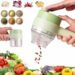 Electric Handheld Vegetable Cutter Slicer Multifunctional Food Chopper Compact Durable And Easy To Use Kitchen Tool thumbnail 5
