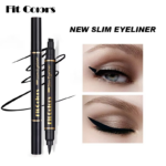 2 in 1 Winged Stamp Liquid Eyeliner Pencil Waterproof Fast Dry Lasting Black Eye Liner Pen | 2 in 1 Fit Colors Eyeliner For Girls | Eyeliner Pen  thumbnail 3