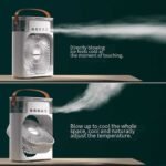 Mini Portable Air Cooler Fan with Evaporative Cooling | 3-Speed Personal Air Conditioner | Random Color thumbnail 2