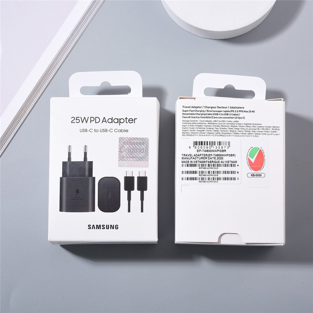 Samsung Original 25W Type-C PD Fast Charging Wall Charger Adapter for Mobile Phones - Image 3