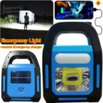 Hurry Bolt Emergency Rechargeable LED Light With Solar Panel USB Charging Built In Battery Trend Product thumbnail 1