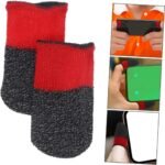 Double Color Gaming Thumb Sleeves Pair – Anti-Sweat Touch Control Finger Gloves for Mobile Gamers thumbnail 4