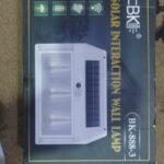 Solar Interaction Wall Lamp Outdoor Motion Sensor Light Solar Powered LED Wall Light Waterproof thumbnail 4
