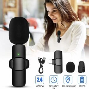K8 Collar Wireless Microphone Type C Supported