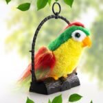 Talk Back Talking Parrot Toy – Repeats Speech, Educational & Fun for Kids thumbnail 1
