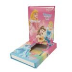 Princess, Frozen & Sofia Cover Fancy Lock Spiral Binding Diary – Medium Size with Box – 40 Pages (22 x 16 cm) thumbnail 2