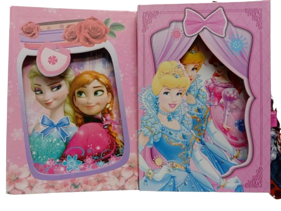 Princess, Frozen & Sofia Cover Fancy Lock Spiral Binding Diary – Medium Size with Box – 40 Pages (22 x 16 cm) - Image 4