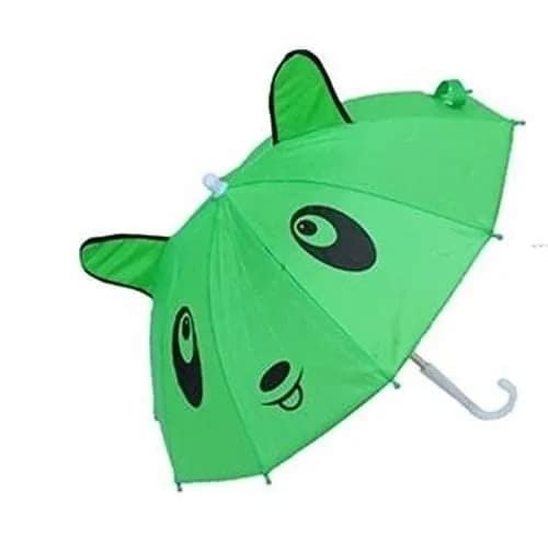Small Kids Cartoon Umbrella – Multicolor, Random Shape & Design, Lightweight & Compact - Image 2