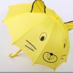 Small Kids Cartoon Umbrella – Multicolor, Random Shape & Design, Lightweight & Compact thumbnail 5
