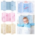 Soft Head Shaping Newborn Pillow for Flat Head Prevention, Breathable & Portable Infant Cushion - Baby Head Shaping Pillow - Adjustable Newborn Baby Head Shaping Pillow ( Random Color & Design ) - Without Box thumbnail 4