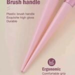 13 Pieces Soft Fluffy Makeup Brush Set - Cosmetics Brush Set - Makeup Brush Kit - Blush and Powder Brushes - Makeup Brushes for Foundation - Pink Color - Without Box thumbnail 3