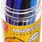 Set of 12 Flomaster Colors – Yellow/Bird Design – Kids Drawing & Coloring Markers thumbnail 4