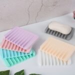 Silicone soap dish Drainer Tray (Green) thumbnail 4