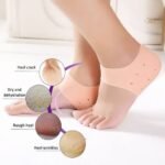 Silicone Anti-Crack Half Heel Socks Set thumbnail 1
