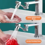 1080°Rotatable Faucet Aerator Bathroom Washbasin Tap Splash Filter Kitchen Faucet Extend Faucet Water Saving Bubbler Nozzle thumbnail 2