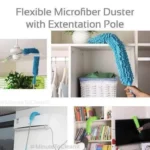 Flexible Micro Fiber Duster With Telescopic Stainless Steel Handle for Fan Cleaning Specially( random color ) thumbnail 3