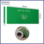 Greenboard Vinyl Sticker Chalkboard For Kids Greenboard Sticker For Wall Green Matte Adhesive Chalkboard Contact Paper Vinyl Wall Decal Poster Alternative With 5pcs Bonus Chalks Peel & Stick thumbnail 2