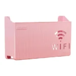 Router Storage Box Wall-mounted Plastic Cable Power Bracket Box Home Decoration Wireless Router Wifi Decoration, Set-top Box Rack( random color ) thumbnail 3