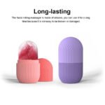 Face Ice Roller Silicone Facial Massager to Enhance Skin Glow, Without box (Random Color) thumbnail 1