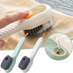 Multifunctional Soft-Bristled Shoe Brush Shoe Brushes Long Handle Brush Automatic Filling Clothes Cleaning Clothing Board Tools (Random Color) thumbnail 3