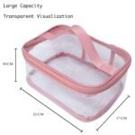 Makeup Cosmetic Clear Bag Portable Transparent Travel Storage thumbnail 3