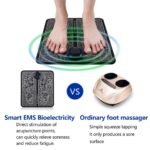 EMS Foot Massager Mat Electric USB Charging Smart Display Tens Acupuncture Feet Cushion Blood Circulation Pad Health Care Home thumbnail 5