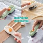 Multifunctional Soft-Bristled Shoe Brush Shoe Brushes Long Handle Brush Automatic Filling Clothes Cleaning Clothing Board Tools (Random Color) thumbnail 2