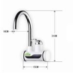 Tank-less Electric Hot Water Heater Faucet Kitchen Instant Heating Tap Water With LED thumbnail 2