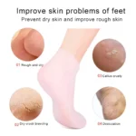 Silicone Jelly Socks Gel Moisturizing Socks Foot Care Protector thumbnail 2