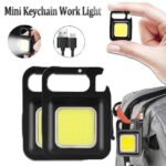 Multifunction 500 Lumens Mini Pocket COB LED Portable Keychain Light thumbnail 2
