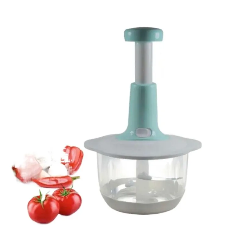 Multifunctional Manual Pushing Chopper with Beater & (Grater , Shredder, Slicer Plate) High Quality(random color ) - Image 2
