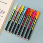 Gel Pen & Highlighter Set | 12 Pens | 1.0mm Color Pen Set for Art, Journaling & School Supplies thumbnail 3