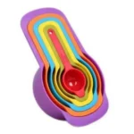 Measuring Cup And Spoon Set - 6Pcs (random colors) thumbnail 2