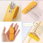 DherigTech Ear Wax Cleaning Kit, 6 Pcs Ear Pick Tools, Wax Removal Kit, Ear Cleaning Tool Set, Spring Earwax Cleaner Tool Ear Wax Remover(random color ) thumbnail 2