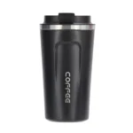 510ml Large-capacity Coffee Cup Keep Heat Stainless Steel Double-layer Smooth Edge Water Bottle Mug for Daily Use (random colors) thumbnail 3