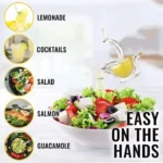 Manual Lemon Clip Portable Clear Fruit Juicer Bird Lemon Slice Squeezer Home Kitchen Bar Hand Gadget thumbnail 1
