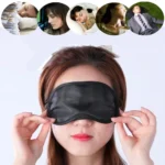 1 PC SLEEP MASK NATURAL SLEEPING EYE MASK EYESHADE COVER SHADE EYE PATCH WOMEN MEN SOFT PORTABLE TRAVEL EYEPATCH(random color) thumbnail 1