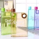Ultra Slim Notebook Style Water Bottle - 1 Pc (Random Color) thumbnail 1