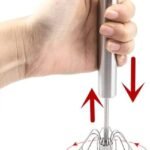 Hand Pressure Semi-automatic Egg Beater  Kitchen Accessories Tools Self Turning Cream Utensils Whisk Manual Mixer thumbnail 4