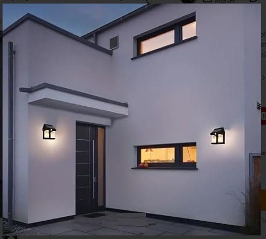 Outdoor Solar Wall Lamp Outdoor Tungsten Lamp Induction Garden Lamp Garden Villa Night Lamp (pack of 1) - Image 2