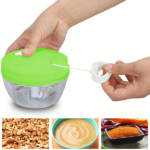 Speedy chopper multi use turbo cutter mini handy manual speed chopper for vegetables fruits imported heavy quality best make your life easier nicer dicer (Random color) thumbnail 2